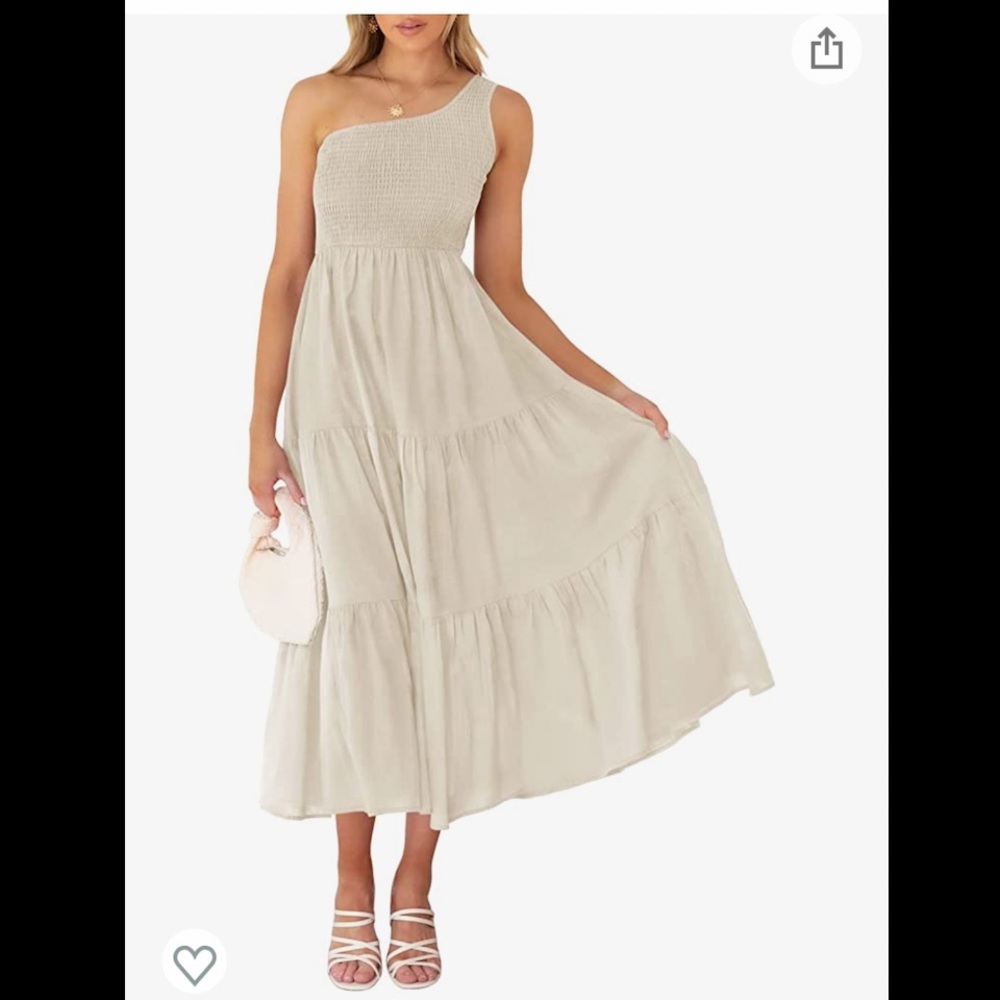 Cream Color Beach dress